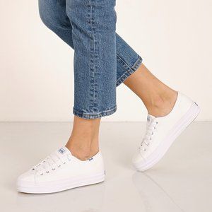 White platform Keds sneakers womens 9